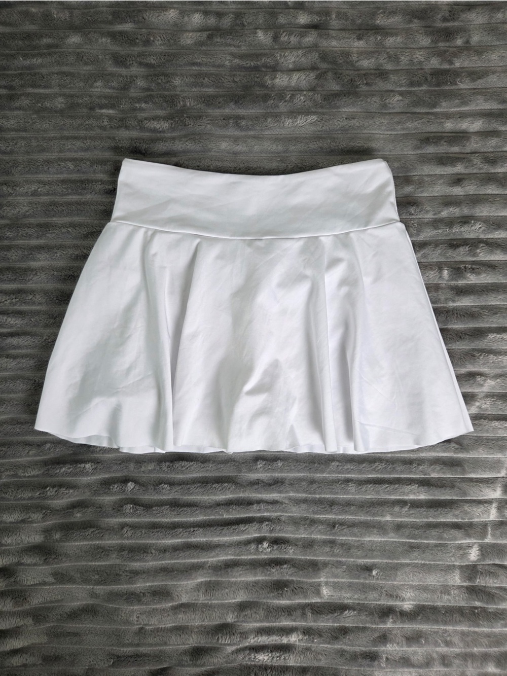 White Strapless Bandeau Top